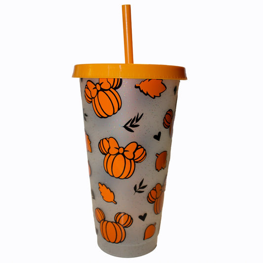 Pumpkin Mickey Fall Color Changing Tumbler
