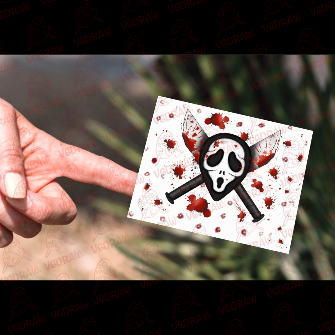 Ghost Face Sticker