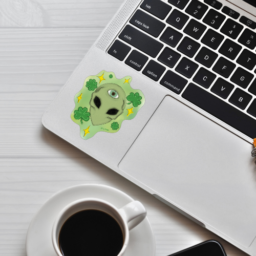 St. Patrick Alien Sticker