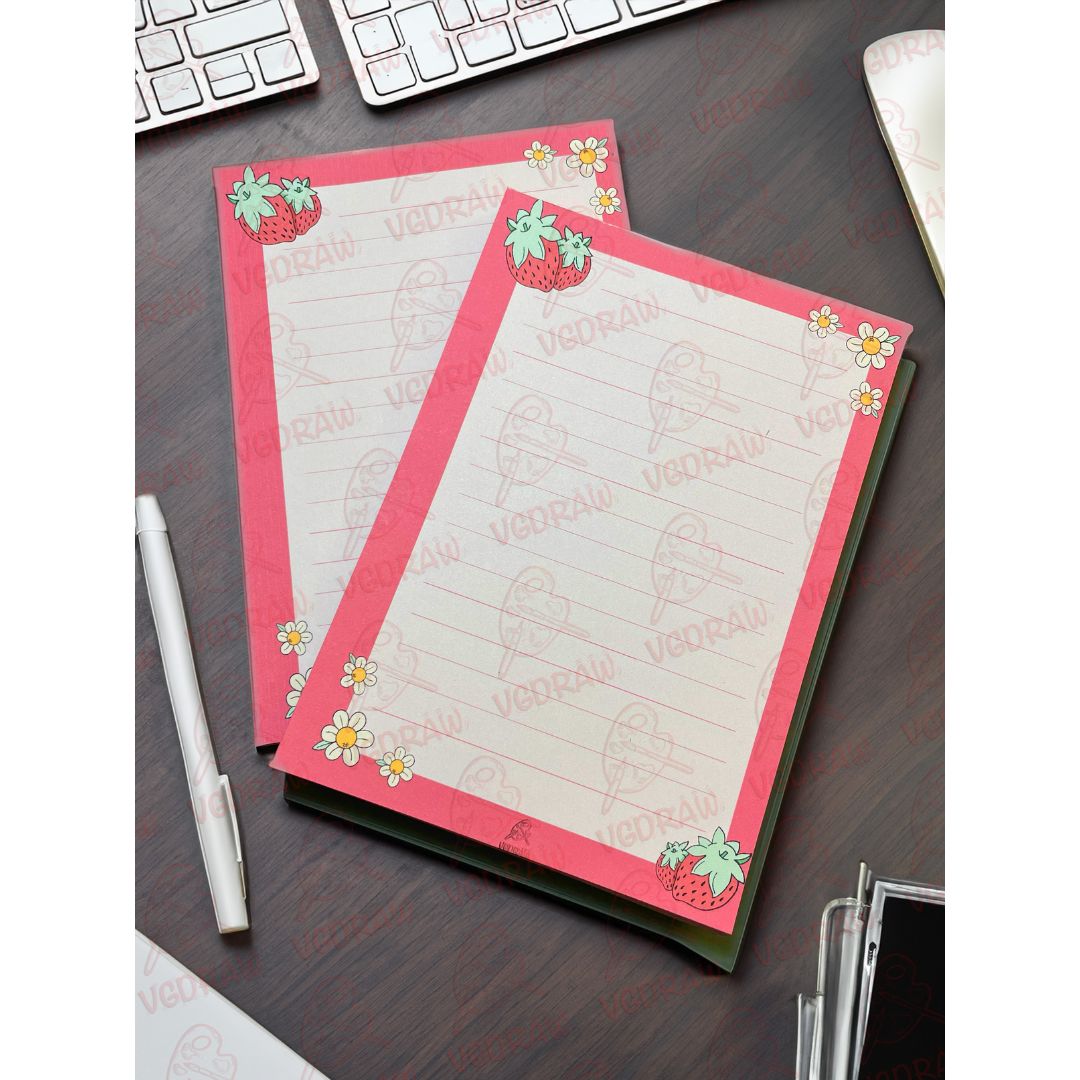Strawberry Notepad