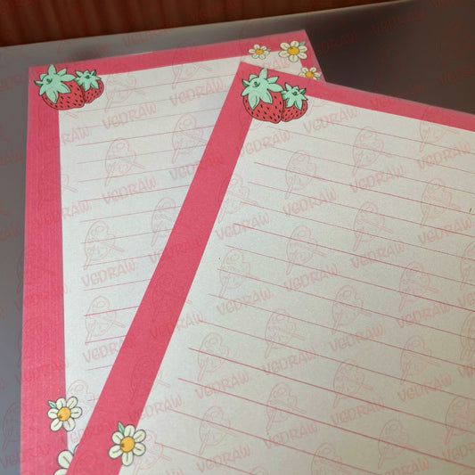 Strawberry Notepad