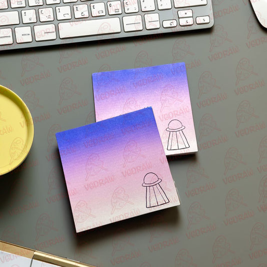 UFO Ombre Notepad