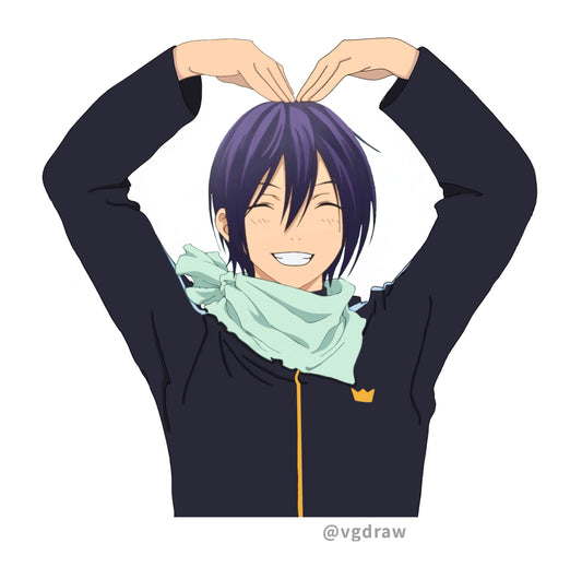 Noragami Yato Arm Heart Sticker