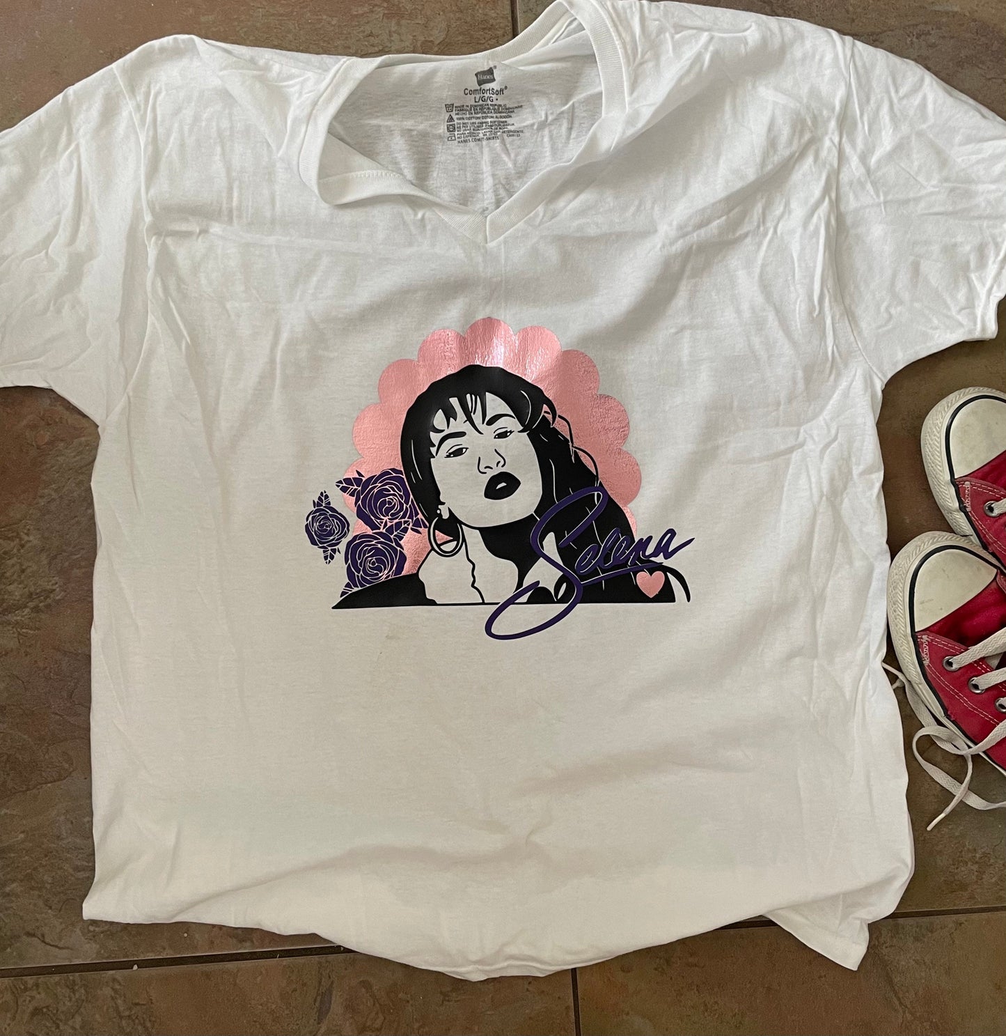 Selena Quintanilla Vneck Shirt