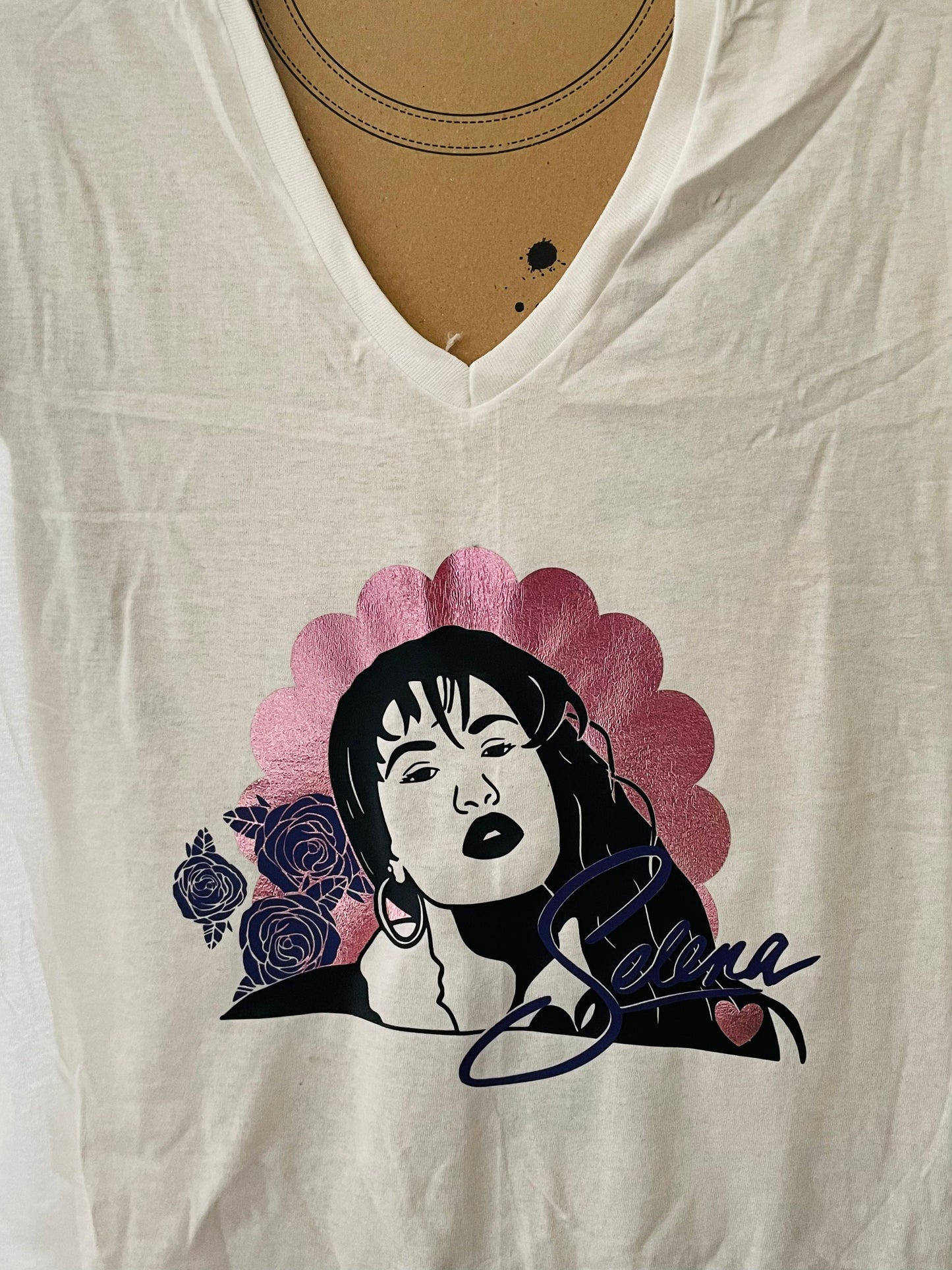 Selena Quintanilla Vneck Shirt