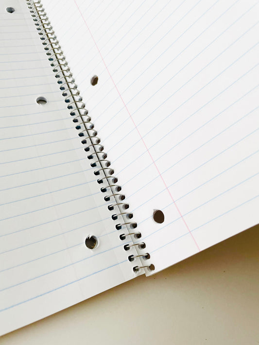 Doodle Flower 8 in x 10.5 in 1 subject Notebook