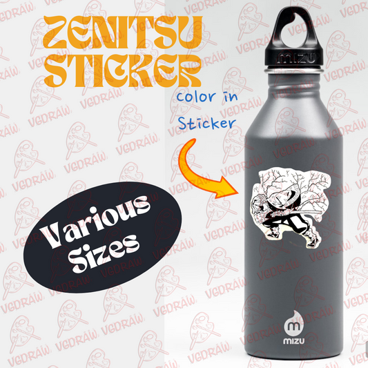 Zenitsu Color-In Sticker