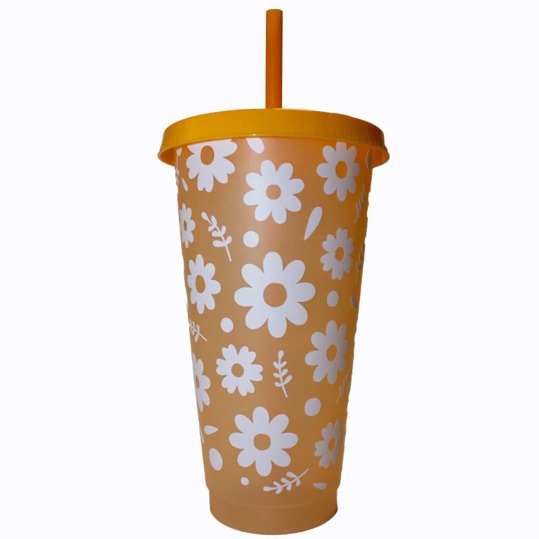 Daisy Color Changing Tumbler