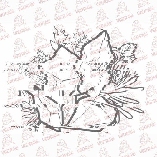 Crystal Tattoo Design Flash