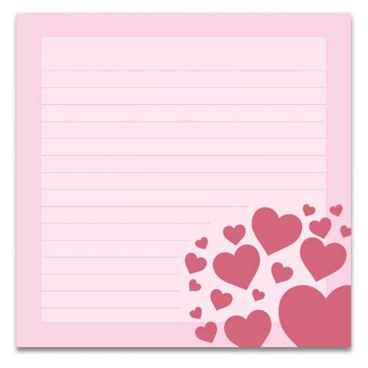 Bloc de notas de San Valentín