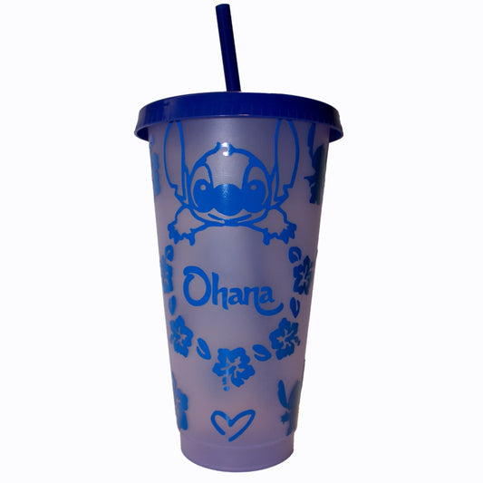 Vaso Ohana que cambia de color