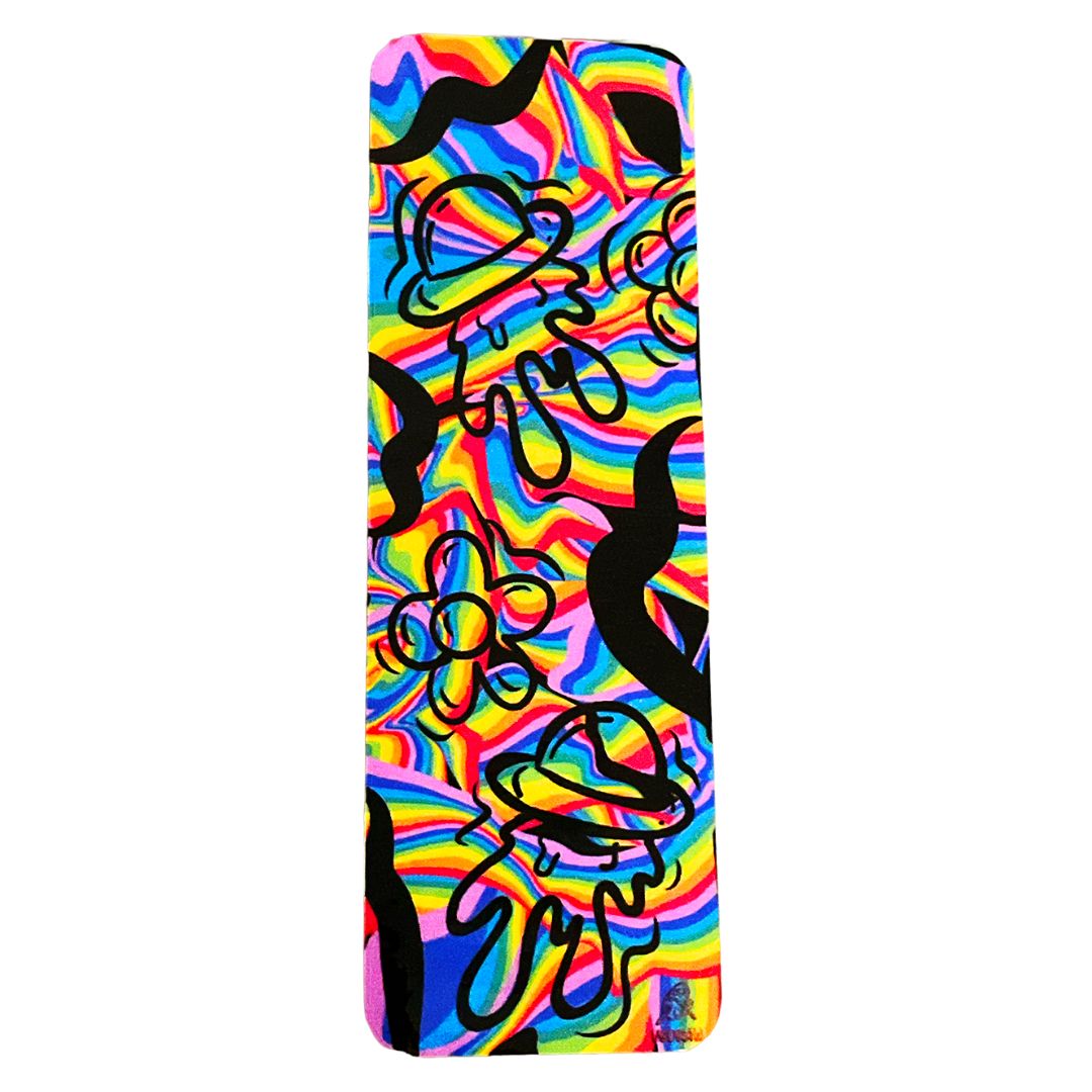 Rainbow Galaxy Paper Bookmark