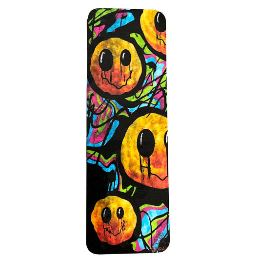Retro Smiley Paper Bookmark
