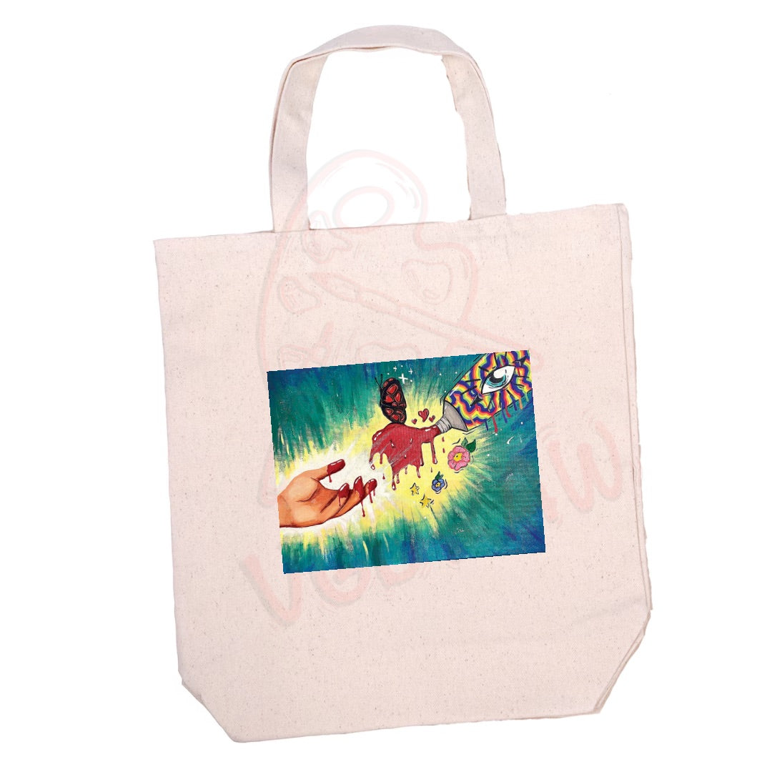 Vision of Crimson Tote Bag