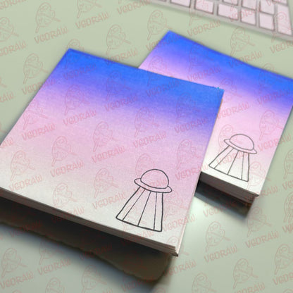 UFO Ombre Notepad