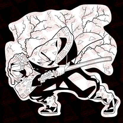 Zenitsu Color-In Sticker