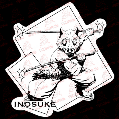Inosuke Color-In Sticker