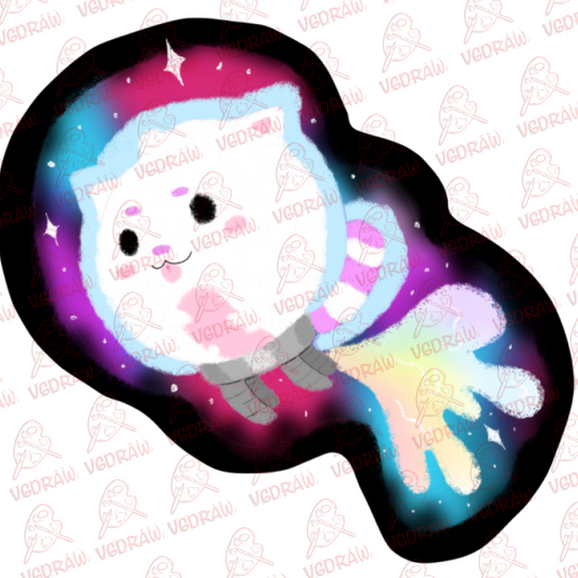 Space Kitty Sticker