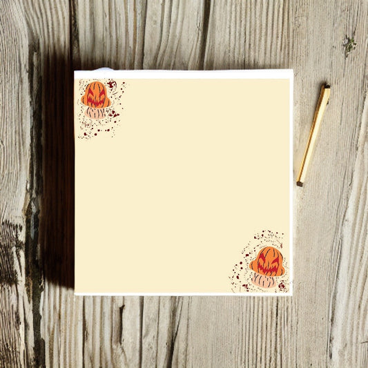 K**ler Pumpkin Notepad