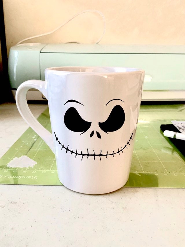 Nightmare Before Christmas Jack skellington and Sally mug cup