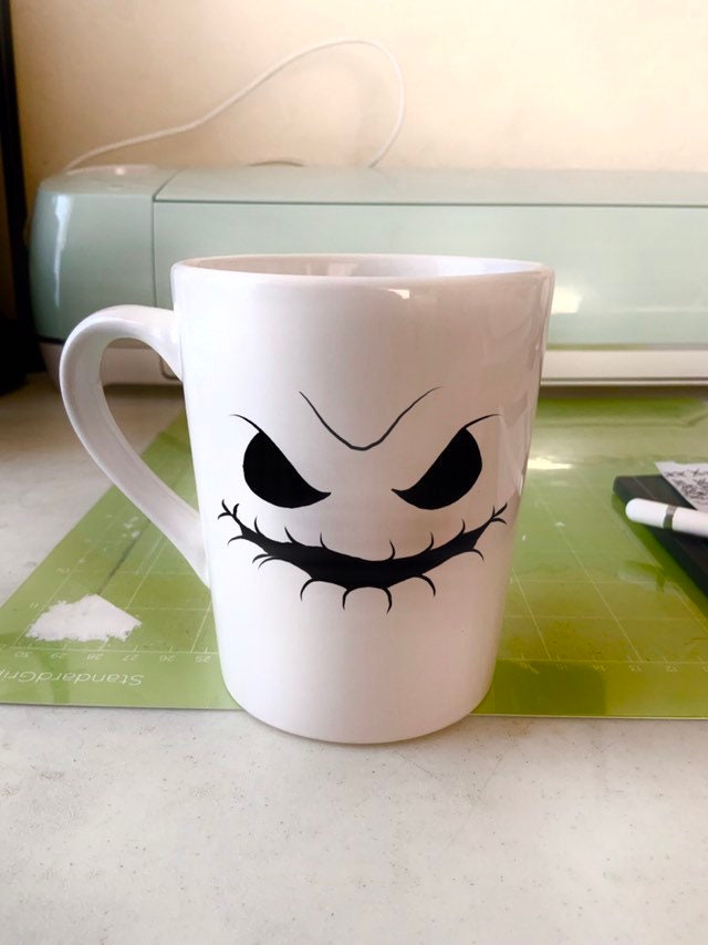 Oogie Boogie face Nightmare Before Christmas Mug Custom Cup