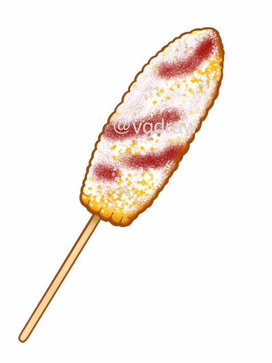 Mexican Elote Corn on a Cob treat snack Sticker