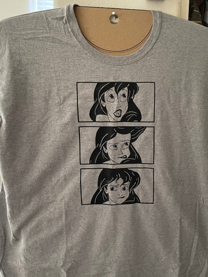 Camiseta gráfica de Ariel de La Sirenita