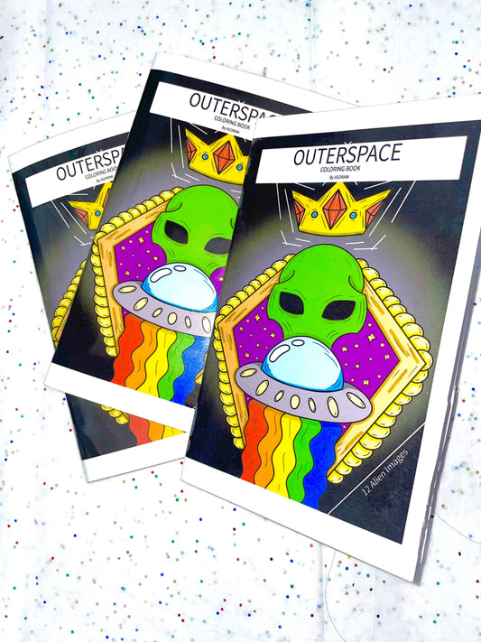Outerspace Mini Coloring Book